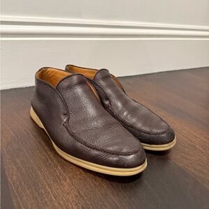 Men's Loro Piana Open Walk Soft Slip-On Ankle Boots- size 42.5